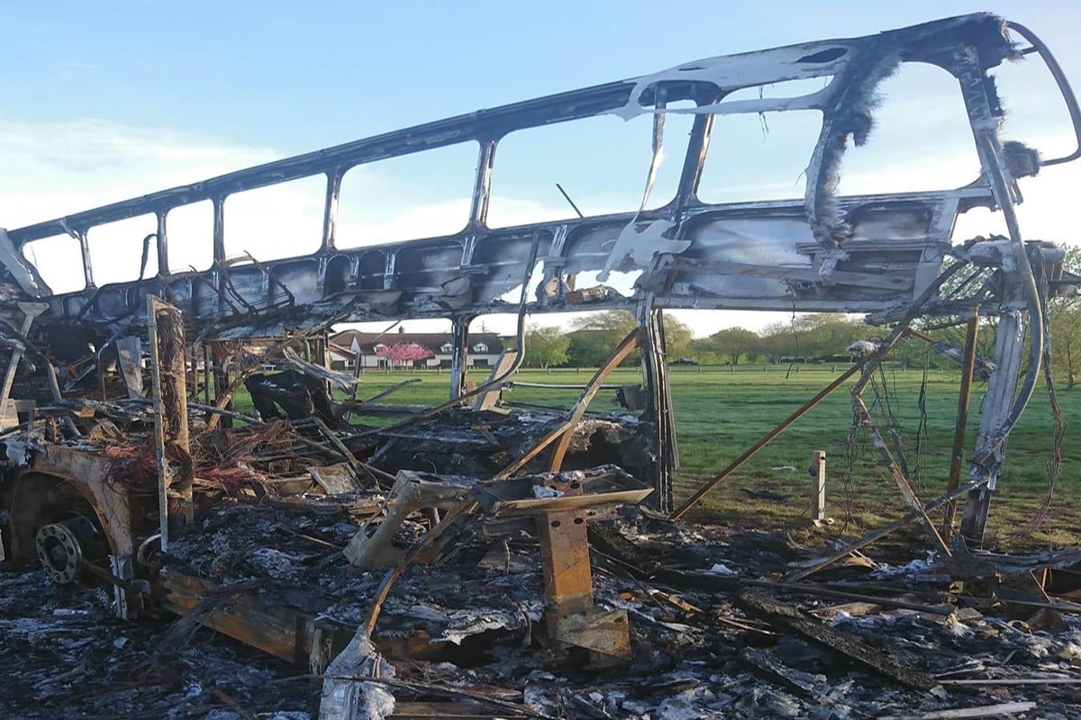 Youth worker devastated after bus to tackle gang violence is destroyed | London Evening Standard