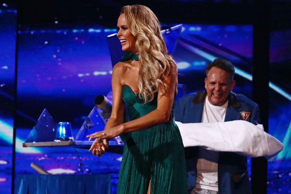 Britain's Got Talent 2018: Amanda Holden throws water at act Marty Putz after her and Alesha Dixon are drenched by routine | London Evening Standard