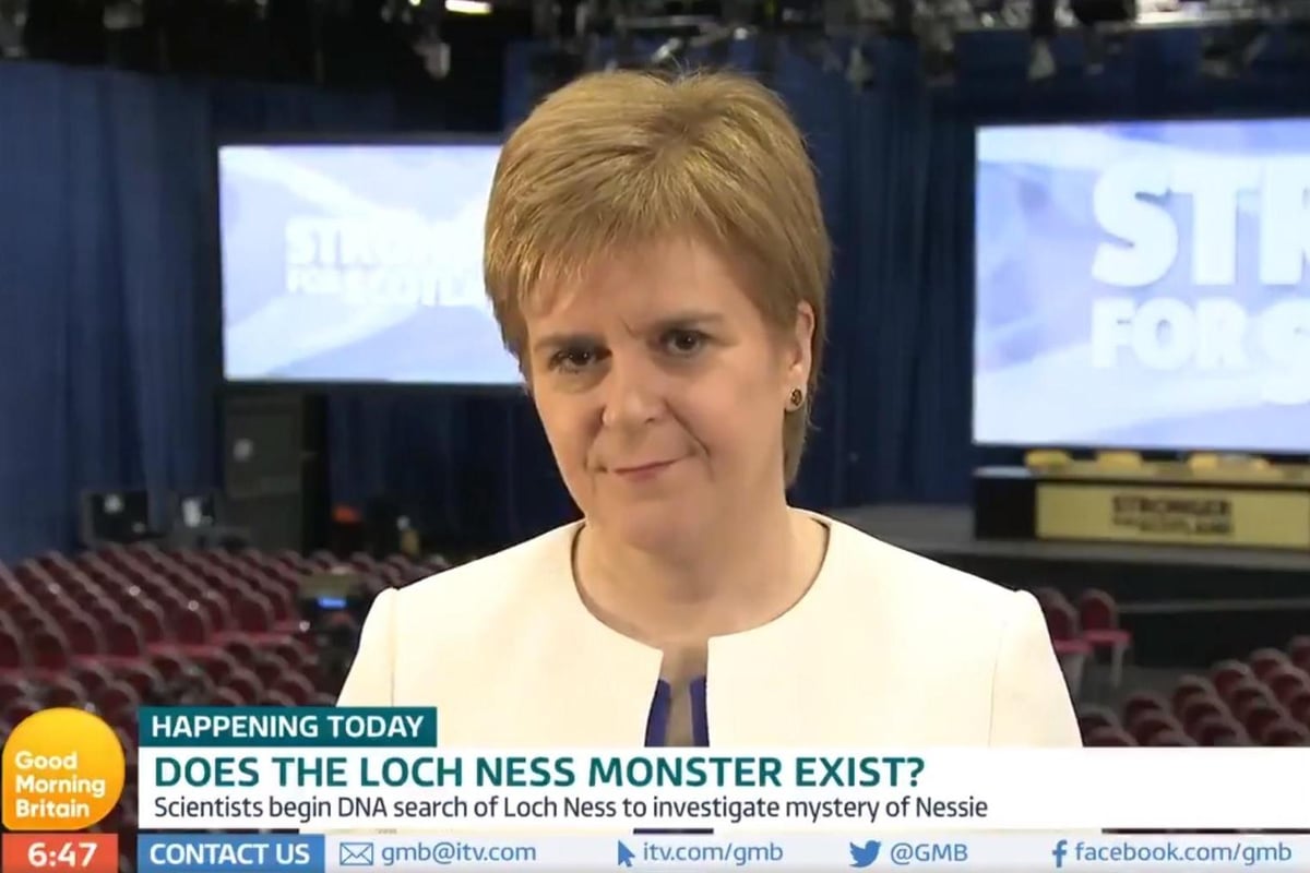 Viewers blast GMB hosts over 'cringeworthy' interview with Nicola Sturgeon on Loch Ness monster | London Evening Standard