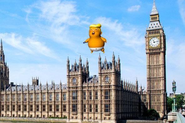 Giant Donald Trump baby blimp WILL fly over London for mass protest during his UK visit after green light from Sadiq Khan | London Evening Standard