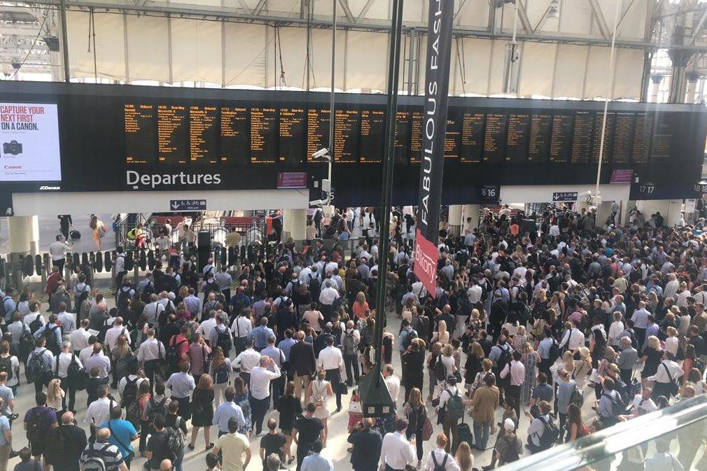 London Waterloo train delays: South Western Railway commuters face four days of travel misery sparked by heatwave | London Evening Standard