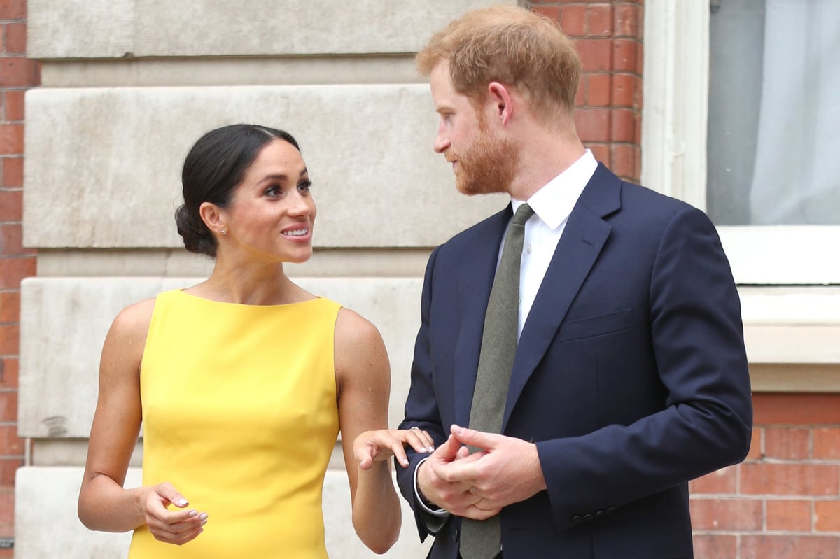 Meghan Markle dazzles in yellow as she joins Prince Harry at Commonwealth youth reception in London | London Evening Standard