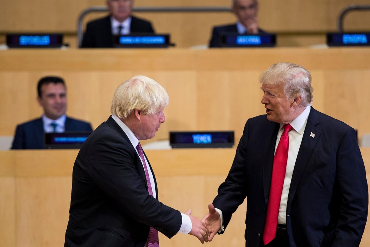 Donald Trump believes Boris Johnson would 'make a great Prime Minister' | London Evening Standard