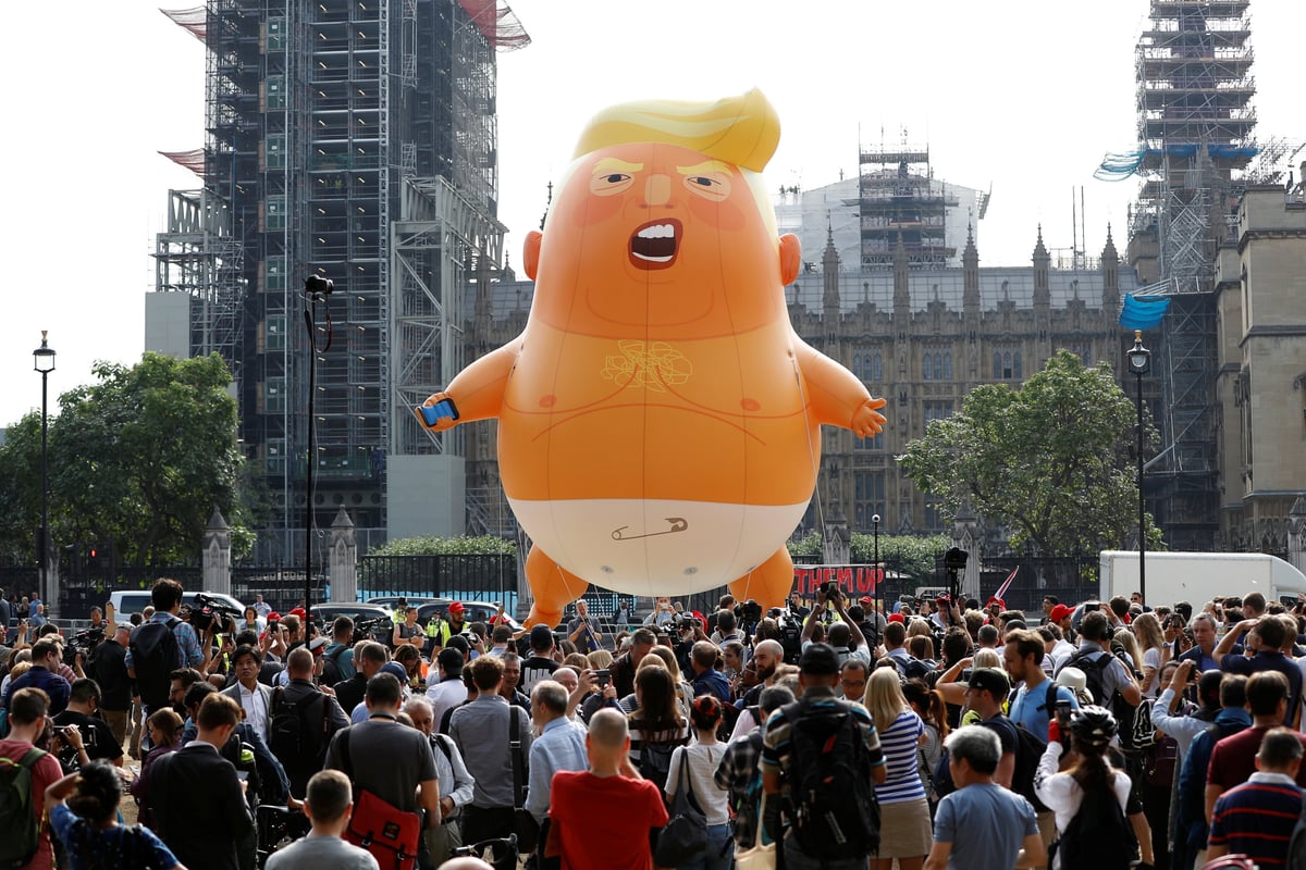 Donald Trump baby blimp set to fly over US after president's 'I'm not a baby' comments | London Evening Standard