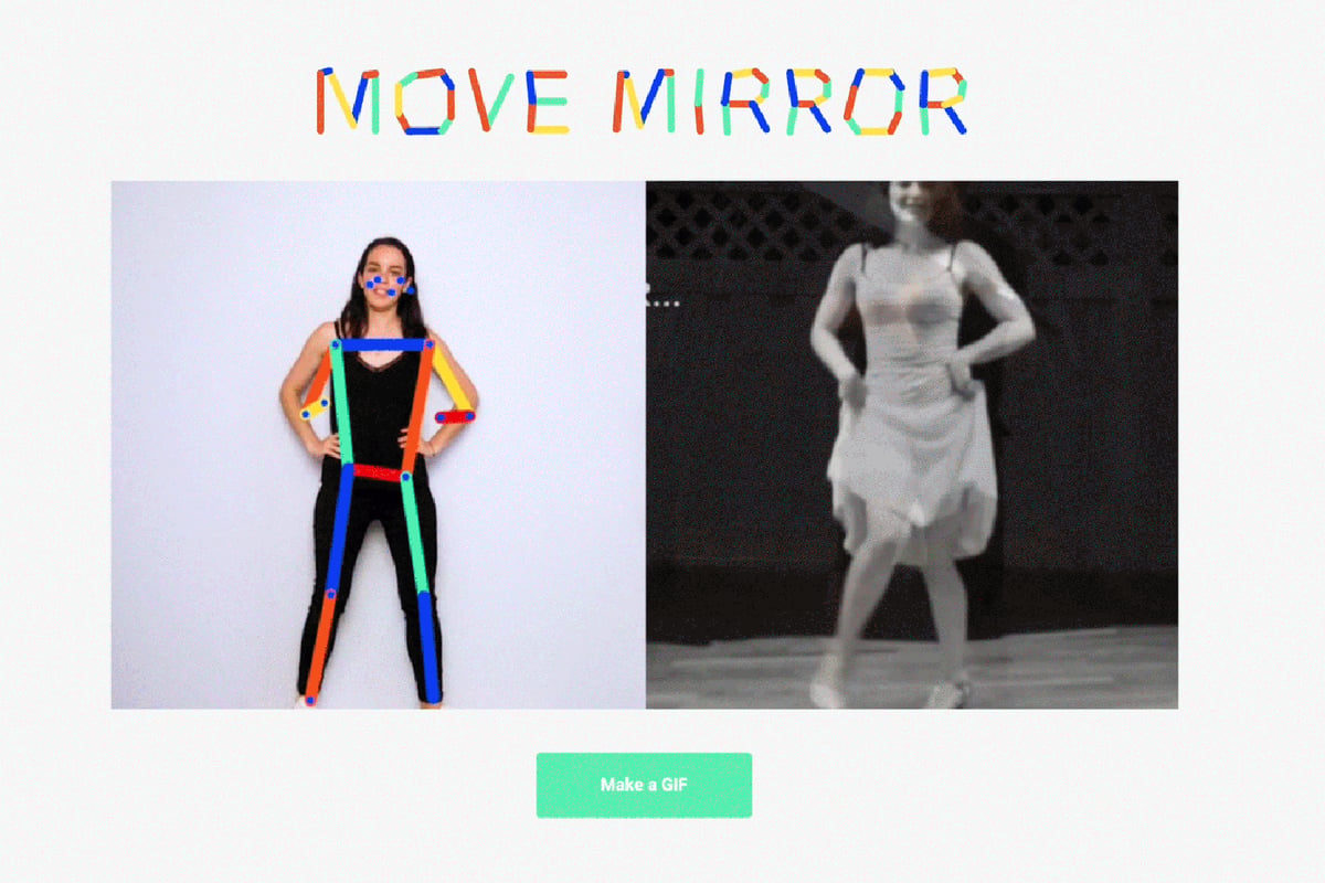 Turn your dancing into an AI-powered GIF with Google’s fun Move Mirror experiment | London Evening Standard