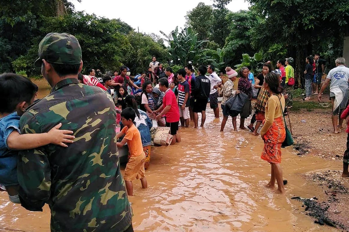 Laos dam collapse: Search for survivors goes on after flash flooding hits villages leaving hundreds unaccounted for | London Evening Standard
