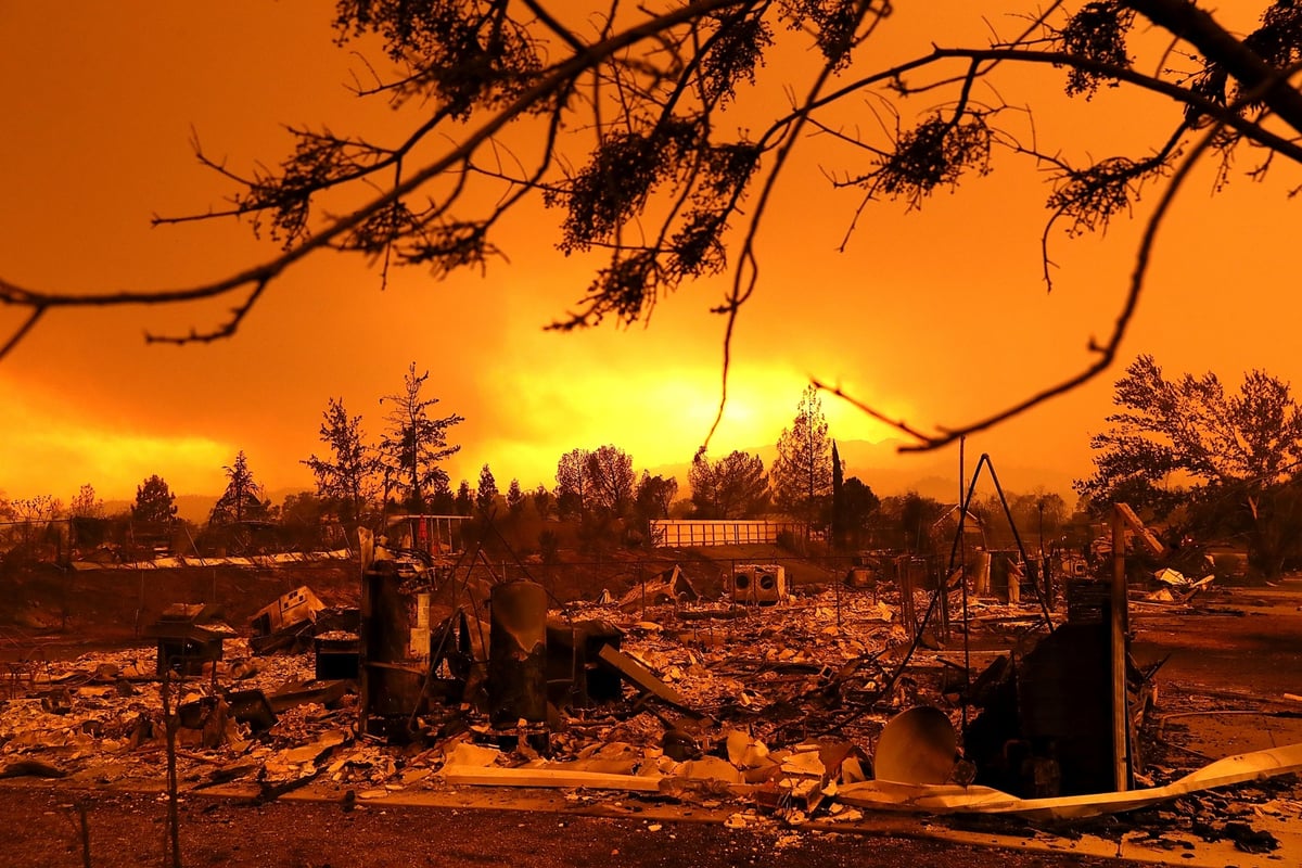 California wildfires: Nine missing as flames rip through forests sparking 'burning tornado' and killing two firefighters | London Evening Standard