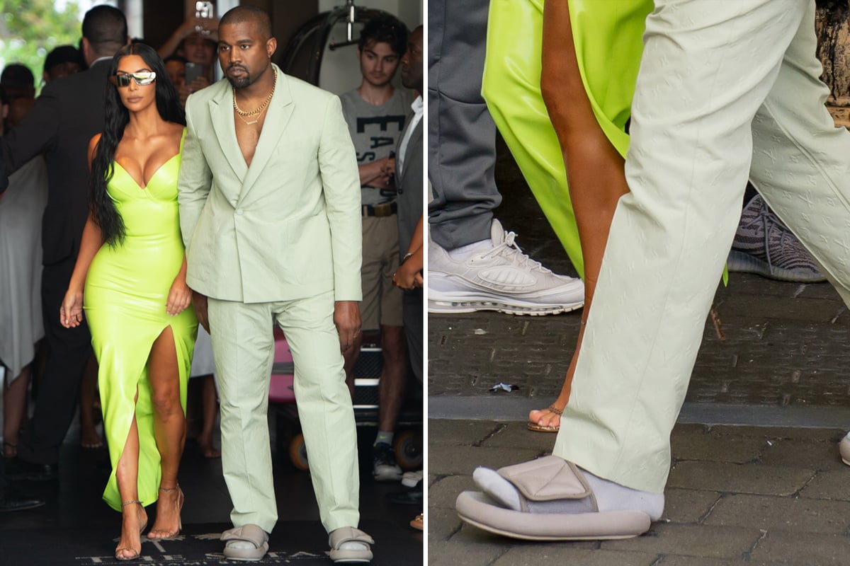 Kanye West wore $150 Yeezy slippers to 2 Chainz wedding and you can buy yourself a pair right now | London Evening Standard