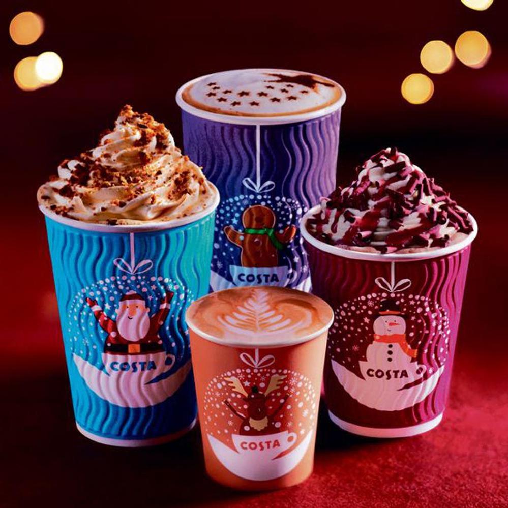 Costa Christmas 2018: Coffee cups and festive flavours revealed for this year | London Evening Standard