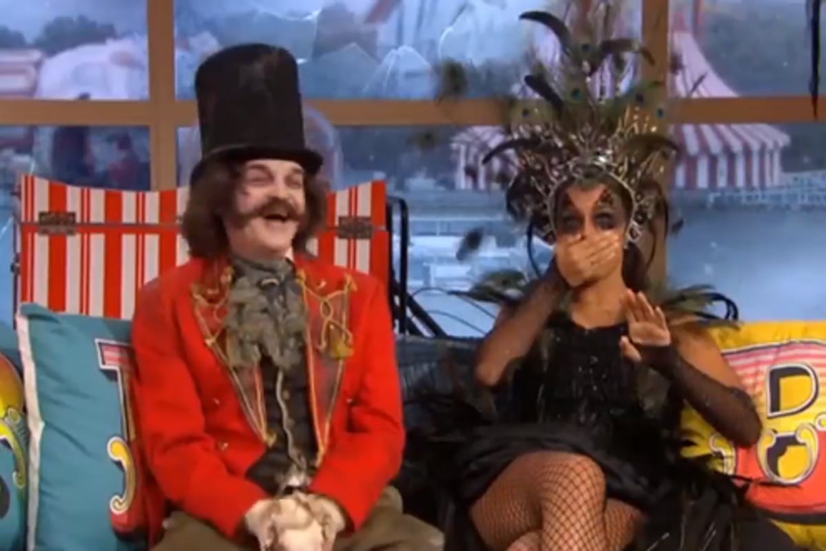 This Morning's Rochelle Humes nearly drops F-bomb after Phillip Schofield's terrifying Halloween scare | London Evening Standard