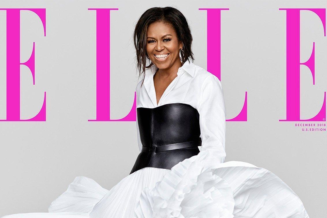 Michelle Obama wears nearly $9K worth of Dior on the cover of Elle's December issue | London Evening Standard