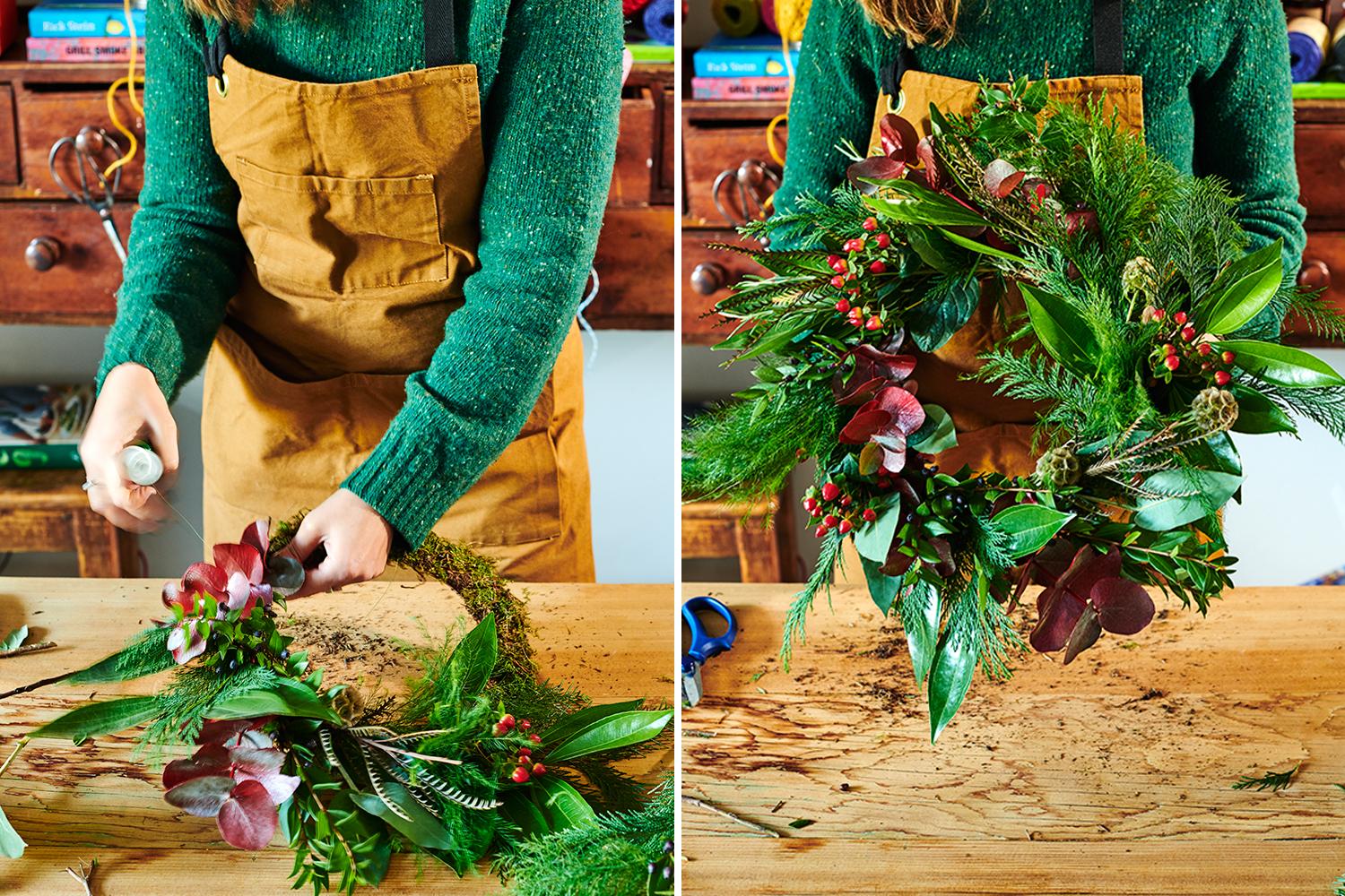 How to make your own Christmas wreath
