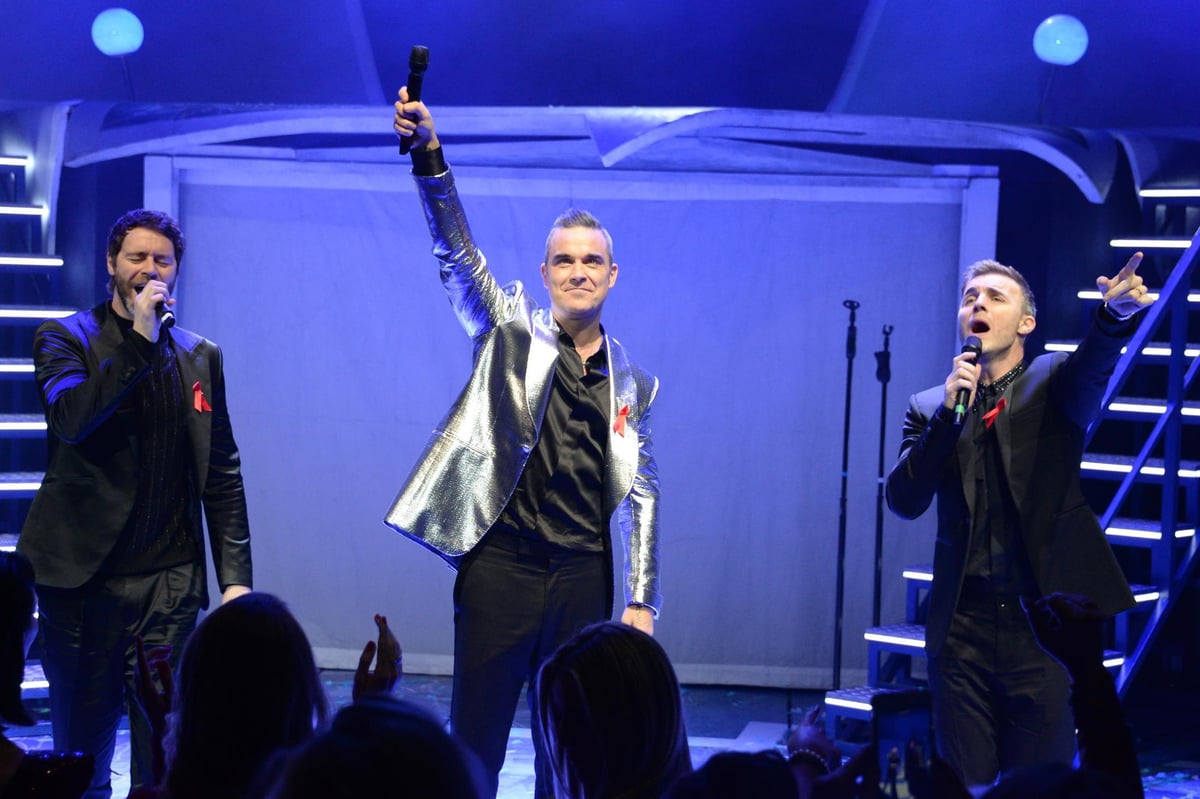 Robbie Williams joins Take That for special one-off charity performance for Elton John AIDS Foundation | London Evening Standard