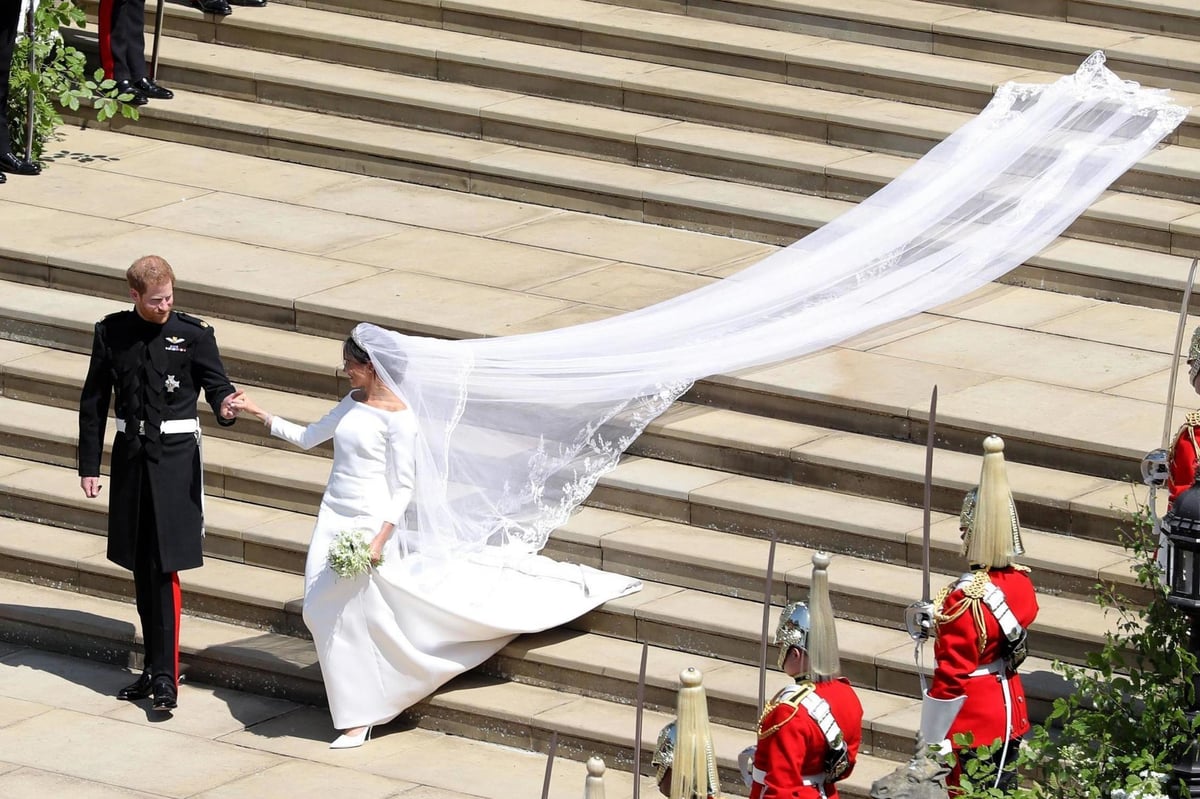 The Priyanka Chopra veil: From Meghan Markle to Princess Margaret, why it's about the super veil | London Evening Standard