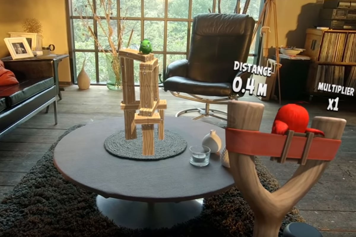 Angry Birds: You can now play your favourite mobile game in augmented and virtual reality | London Evening Standard