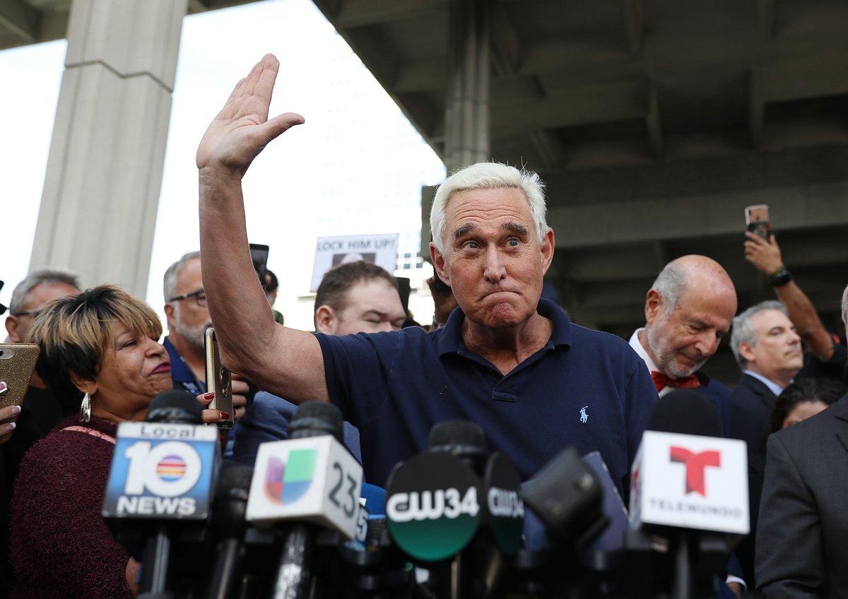 Roger Stone arrested in Florida: Donald Trump ally facing seven charges in Mueller probe | London Evening Standard