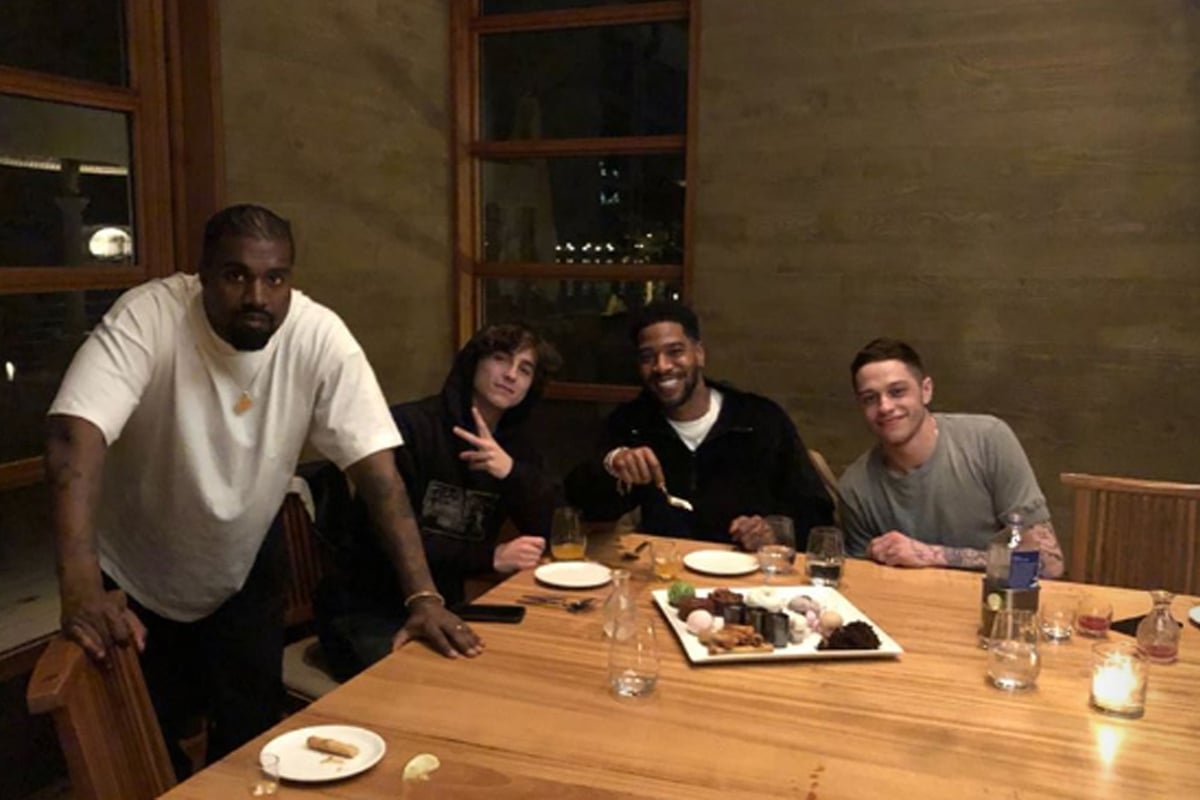 Timothée Chalamet hangs out with Kim, Kanye and Pete Davidson - and fans are ‘in shock’ | London Evening Standard