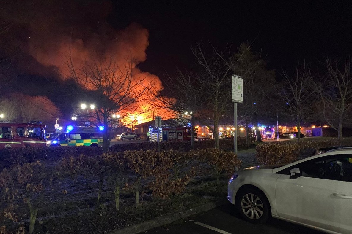 Tamworth fire latest: Police arrest man following 'arson attack' at mental health hospital | London Evening Standard