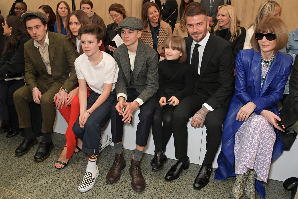 London Fashion Week 2019 front row spots: From the Beckham family to the Duchess of Cornwall | London Evening Standard