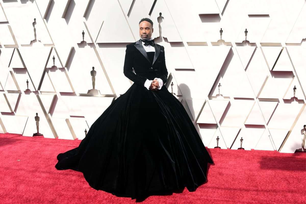 Billy Porter’s Oscars velvet tuxedo gown stole the show on the red carpet | London Evening Standard