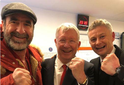 Man Utd's ultimate 'legends' pic with Solskjaer, Cantona and Ferguson