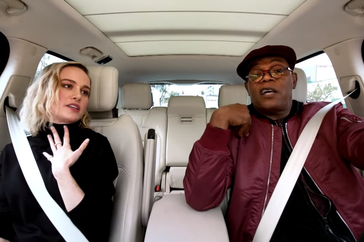 'Hilarious' Samuel L. Jackson and Brie Larson take on Ariana Grande's 7 Rings in 'iconic' Carpool Karaoke cover | London Evening Standard