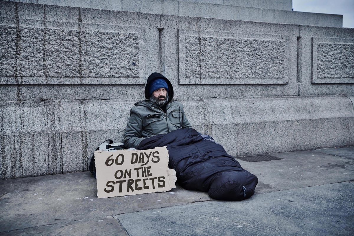 Former soldier tells how he slept rough in cities around the UK for hard-hitting documentary 60 Days on the Streets | London Evening Standard