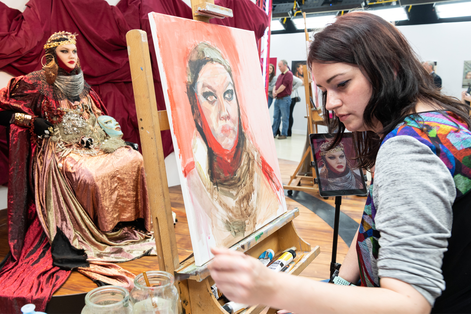 Judging art is just like judging food in Portrait Artist of the Year