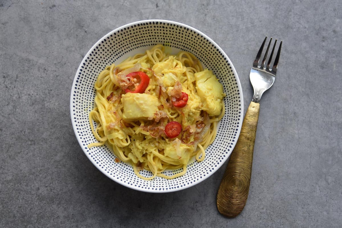 Simply Spiced: How to make Mallika Basu's turmeric, lime and ginger cod noodle bowls | London Evening Standard