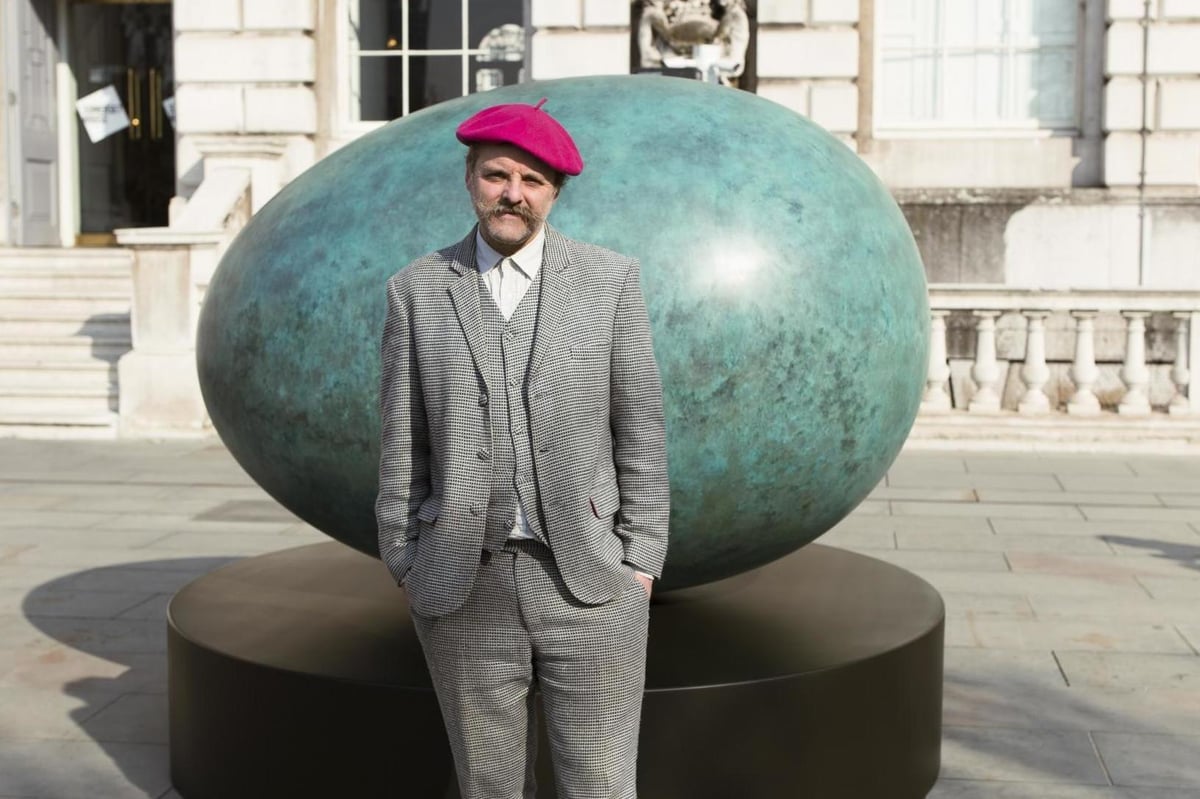 Artist Gavin Turk is calling on the public to send him pictures of eggs for a huge montage | London Evening Standard