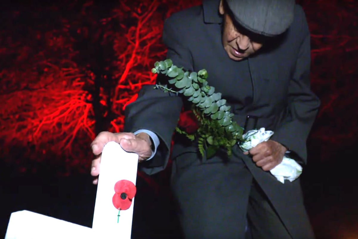 95-year-old man who caught three buses to attend Christchurch attack memorial pays tribute at Anzac Day service | London Evening Standard