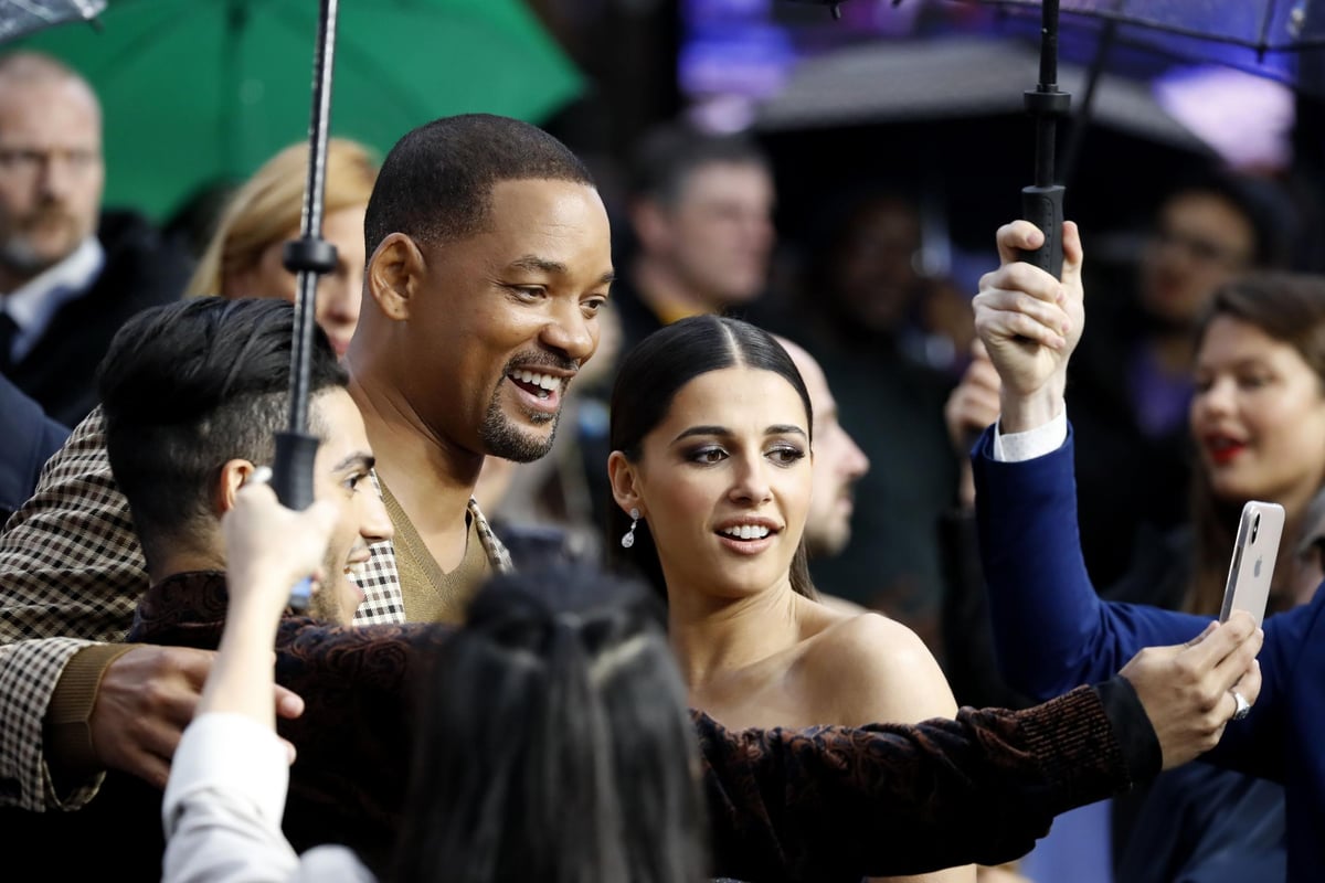 Will Smith joins co-stars on 'magic carpet' for London premiere of Aladdin live-action remake | London Evening Standard