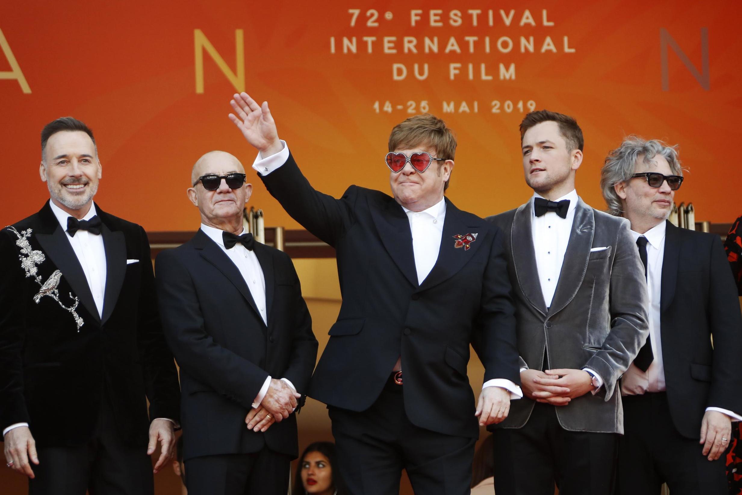 Elton John, Bella Hadid and stars stun at Rocketman premiere