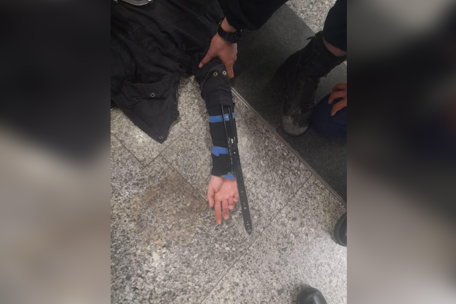 Police in Paris arrest man wearing mechanical hidden wrist blades 