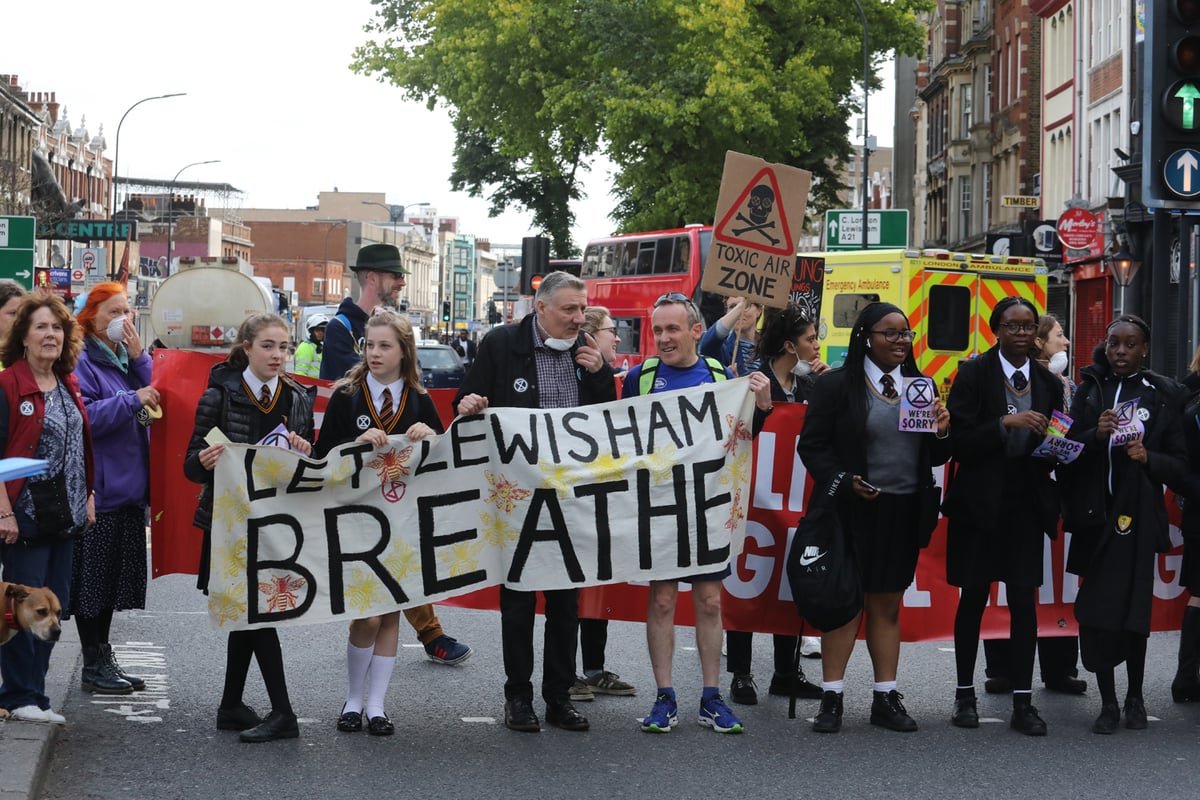 Extinction Rebellion Lewisham: London roads blocked off by climate change activists in major rush-hour protest | London Evening Standard