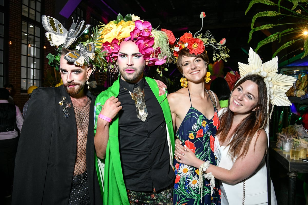 High Line Hat Party: Socialites and celebrities gather in New York to start summer with their most elaborate headpieces | London Evening Standard