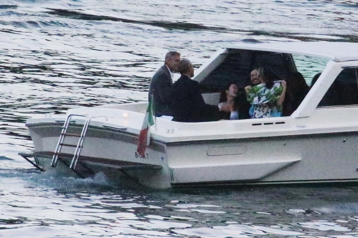 Barack and Michelle Obama are reportedly visiting George and Amal Clooney at their Lake Como villa | London Evening Standard