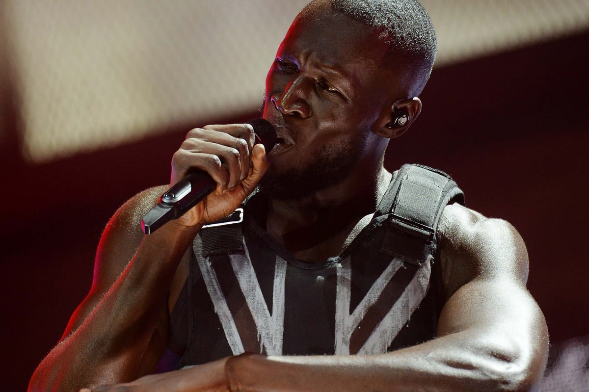 Rapper Stormzy hailed for making history at Glastonbury with performance in Union Jack stab vest | London Evening Standard