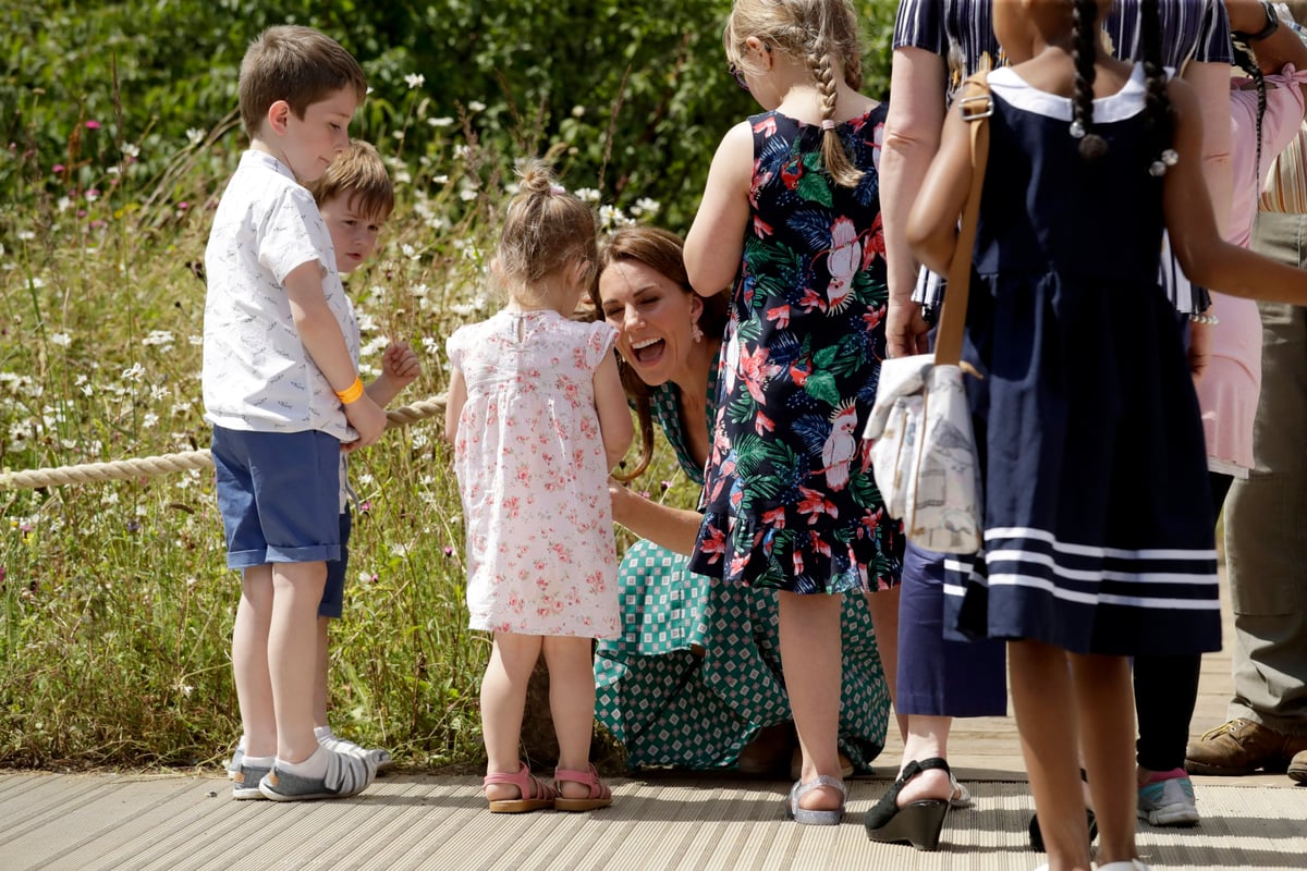 Duchess of Cambridge dazzles as she re-opens family garden at Hampton Court Palace Garden Festival... and reveals her children inspired her | London Evening Standard