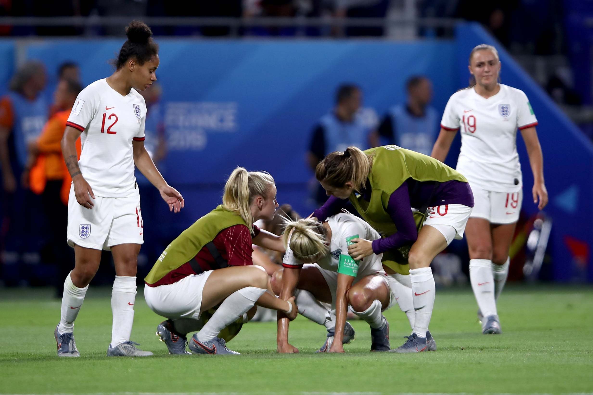 England rally around Houghton after World Cup penalty heartbreak