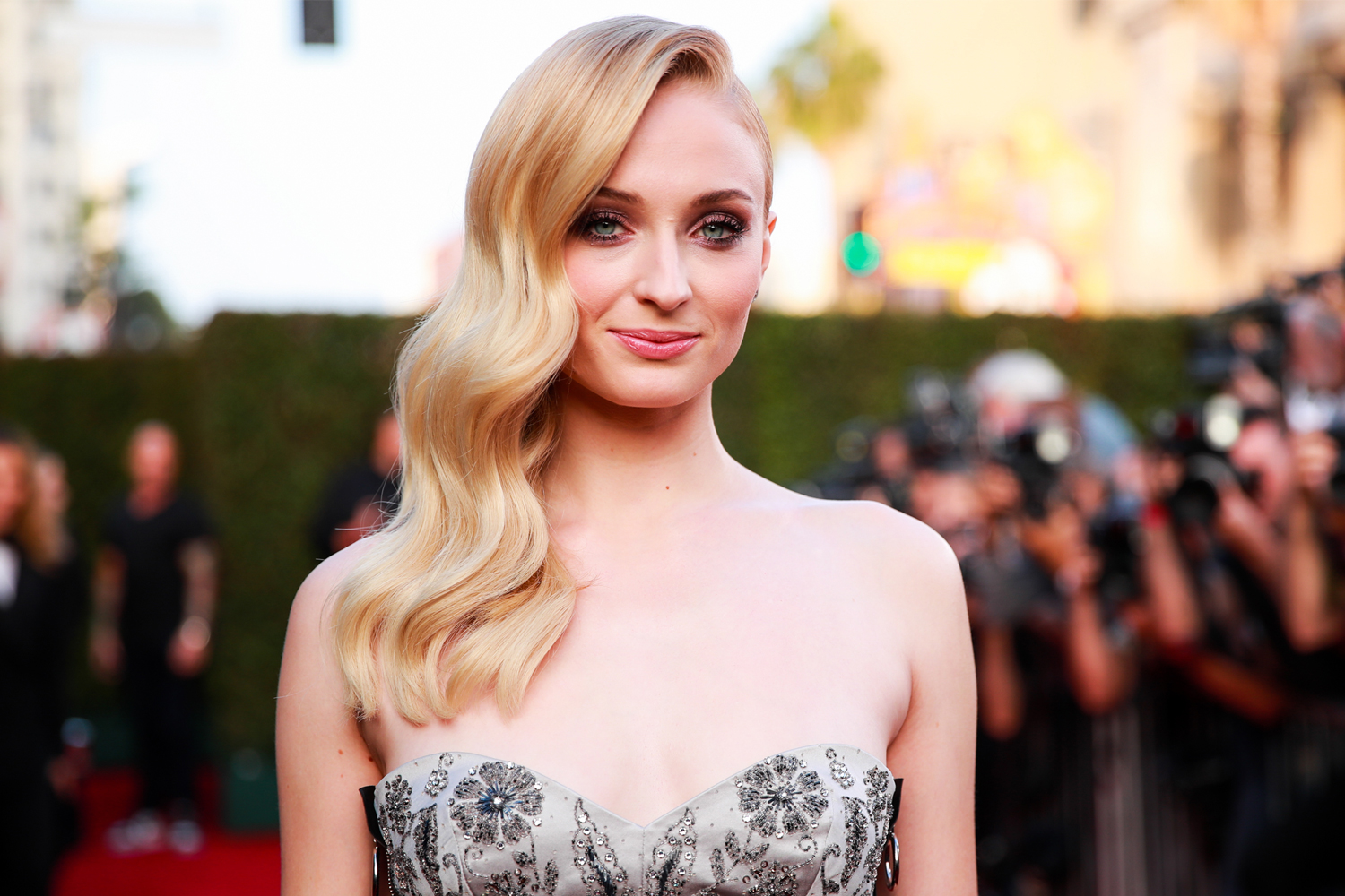 Sophie Turner's elaborate Louis Vuitton wedding dress revealed