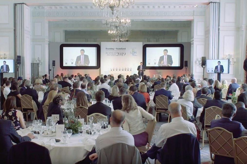 The Evening Standard Business Awards - watch video highlights here