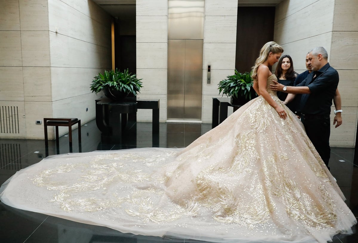 Elie Saab created not one but four incredible wedding dresses for his daughter-in-law | London Evening Standard