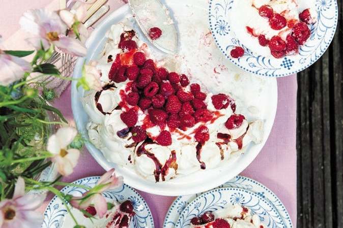 Clodagh McKenna's raspberry and rosewater pavlova | London Evening Standard