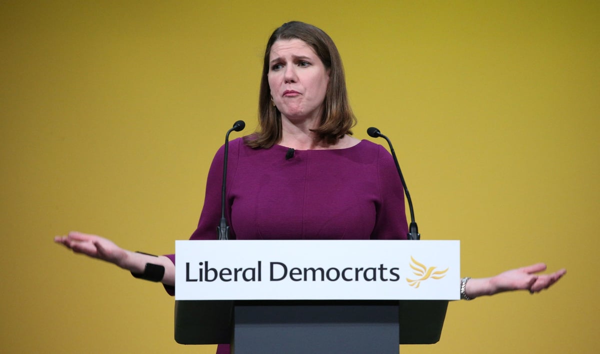 Jo Swinson heckled by own party as she defends admission of ex-Tory Phillip Lee into Lib Dems | London Evening Standard