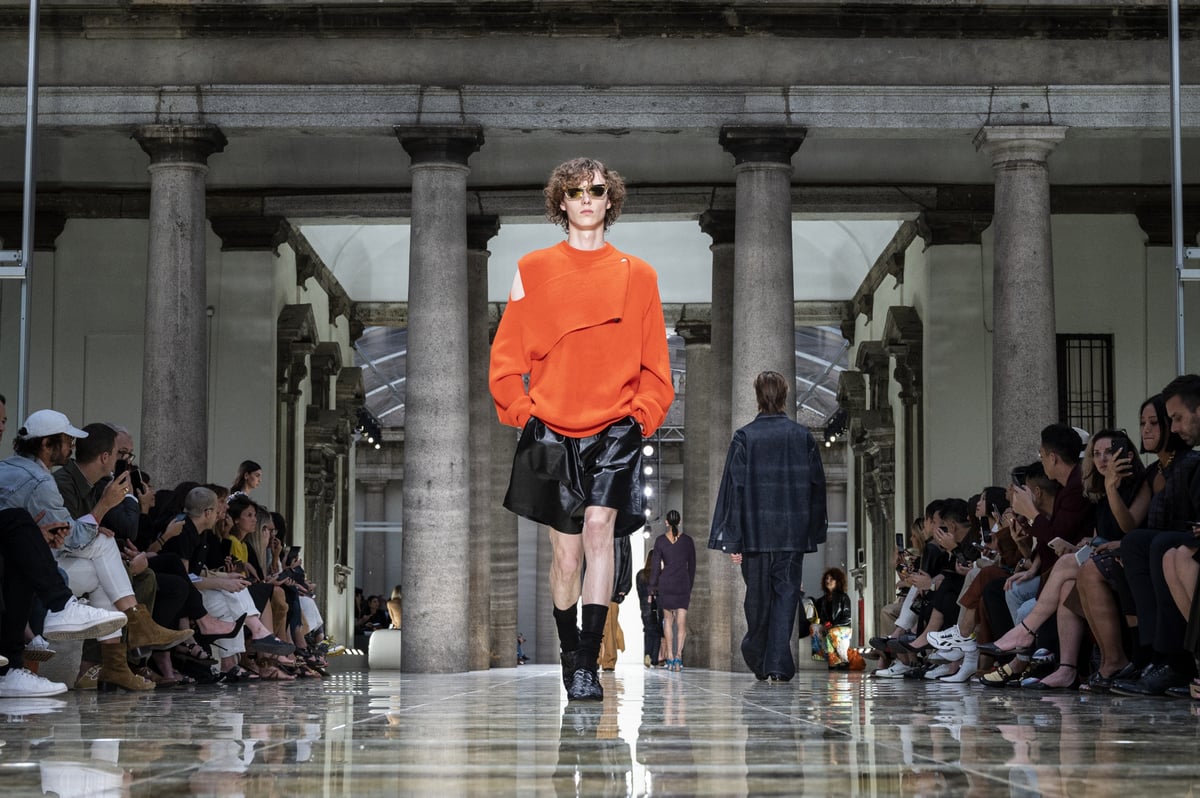Leather is the star of the show at Bottega Veneta | London Evening Standard