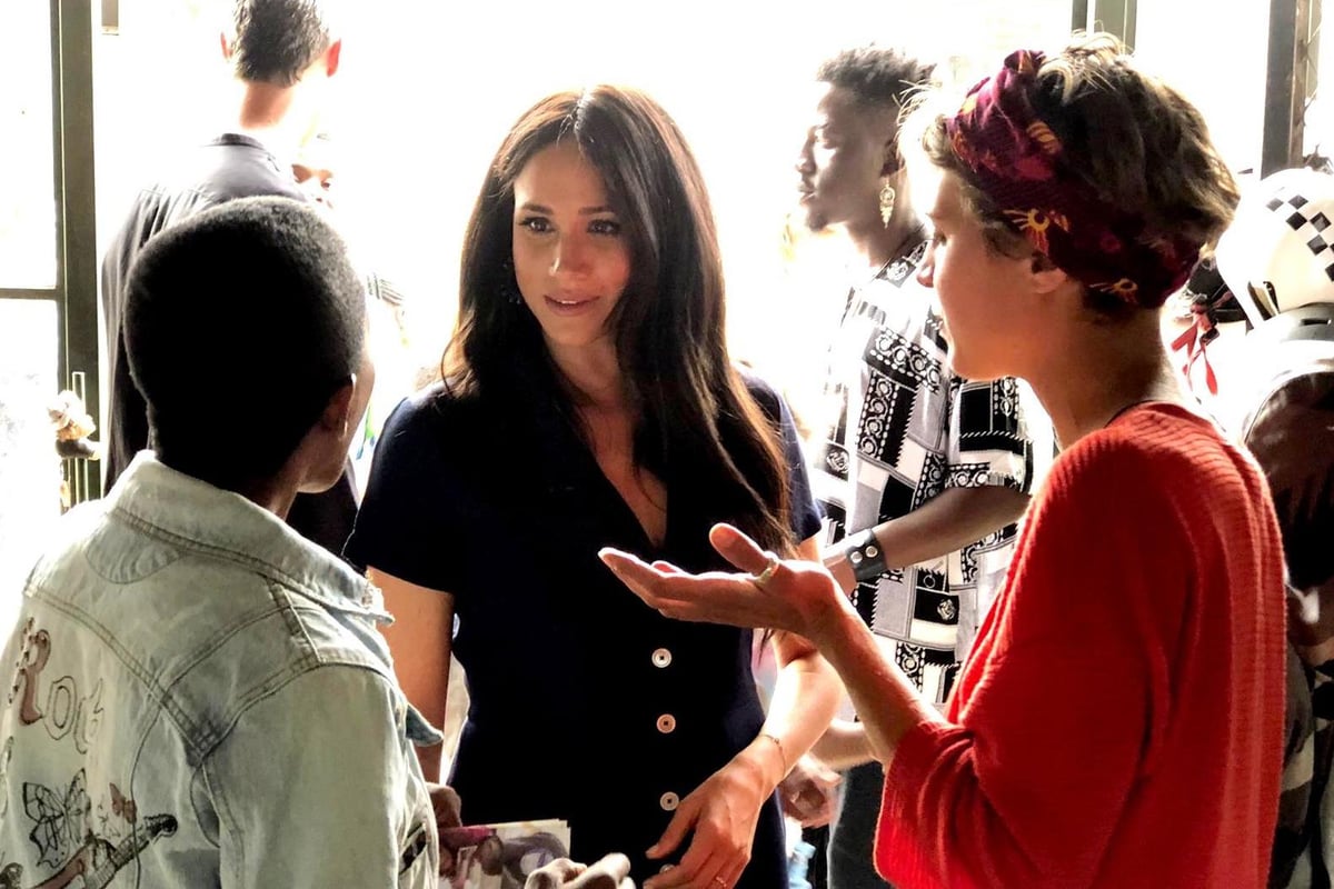 Duchess of Sussex reveals she taught bookbinding classes as she visits Johannesburg social enterprise scheme | London Evening Standard