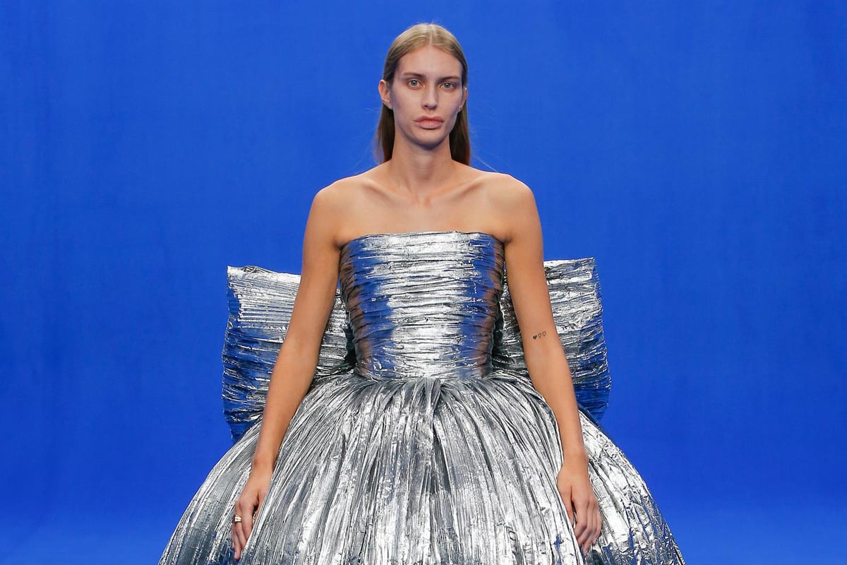 Power politics: Demna Gvasalia unveils fashion's new uniform on a set inspired by European Parliament | London Evening Standard