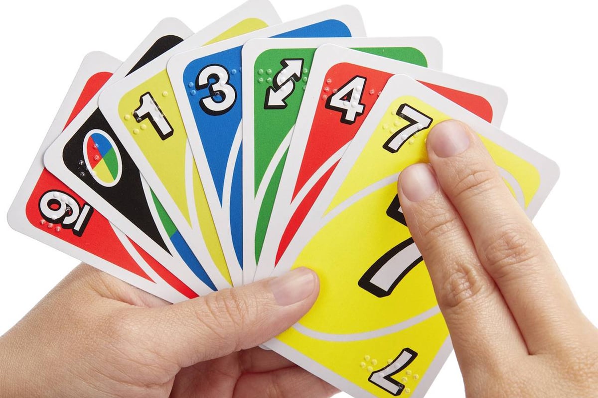 First official deck of Braille Uno cards released by Mattel | London Evening Standard