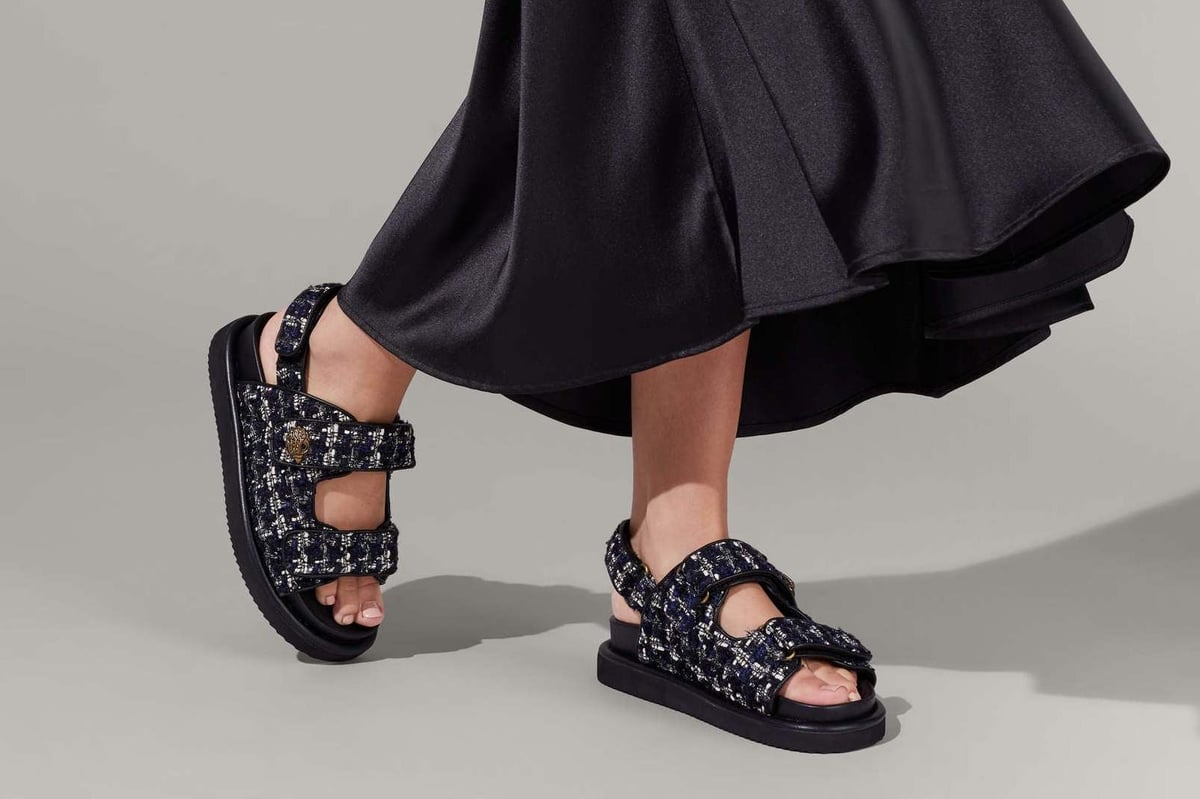 Despite the colder weather, sandals are still very much in vogue | London Evening Standard